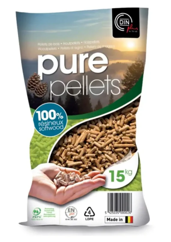 Pellets Pure Pellets – 100% résineux – 65 sacs de 15 kg